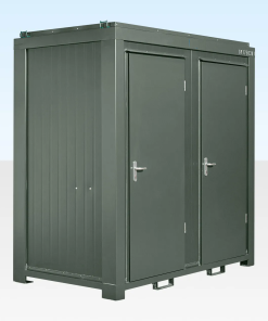 Buy 1+1 Double Mains Toilet 8Ft x 5Ft (Bottle Green) Online