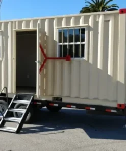 Buy 20ft Mobile Office Container With Trailer Online