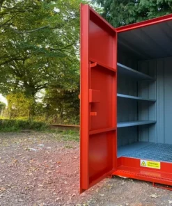 Buy 7ft x 5ft (2.2m x 1.6m) Secure Walk In Steel Chemstore/Hazardous Material Store Online