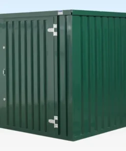 Buy (Powder Coated) Flat Packed Metal Storage Container Online